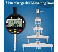 Large Digital Radius Gauge, Electronic Radius Measuring Instrument with Measuring Range 5-700/450-2500mm, High-Precision Radius Indicator for Parts Inside Outside Depth Testing(R50)