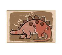 Large Dinosaur Live Wild Poster Multicoloured one size