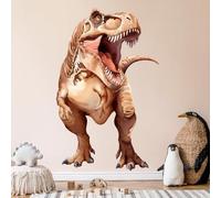 Large Dinosaur Wall Decals, Tyrannosaurus Dino Wall Stickers Vinyl Peel and Stick Wall Decal Self Adhesive Wall Art Sticker for Baby Nursery Kids Room Home Decor (30.7 * 48.8in)