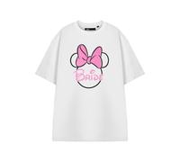 Disney Minnie Mouse Womens White Bride Hen Party Short Sleeved T-Shirt - Large