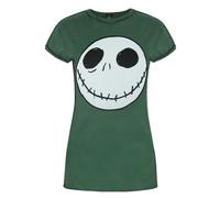 (Large) Disney The Nightmare Before Christmas Short Sleeved T-Shirt (Womens Green)
