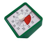 Large Display Timer 60 Minutes Countdowns Visual Sturdy ABS for Office Cooking Multipurpose Use Study Timer