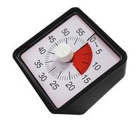 Large Display Timer 60 Minutes Countdowns Visual Sturdy ABS for Office Cooking Multipurpose Use Study Timer