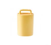 Large DIY Silicone Clear Ice Ball Maker for Transparent Ice Spheres No Bubbles Slow Melting Ice Cube Tray for Various Beverages (Yellow Single)