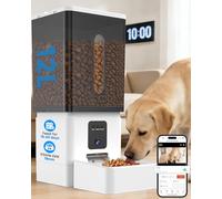 Large Dog Automatic Feeder with Camera: 12L/50 Cups Home Smart Dog Feeder for 12 Days Feeding - Anti-Clog with 20mm Wide Chute for Big Breed Owner