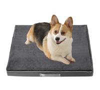Large Dog Bed Memory Foam Pet Pad Dog Beds Teddy Golden Retriever Autumn and Winter Anti-Anxiety, Soft Plush Waterproof Pad Removable and Washable Small | Medium | Large Size Mattress Mat 100x75x10cm