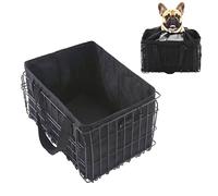 Large Dog Bike Basket with Removable Liner Bag, Portable Rear Bike Basket Carrier for Travel, Waterproof Bike Storage Suit for Front/Rear/Side of Bicycle, Ebike Accessoriest for Pets, Fruit & Grocery