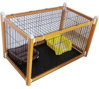 Large Dog Cage, Household Indoor Pet Fence, Cat and Dog Isolation Fence, Suitable for Indoor and Outdoor Small and Medium-sized Dogs (M(125 * 77 * 75cm))