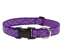 Large Dog Collar by Lupine 1" Wide Jelly Roll Design adjusts from 16" to 28"