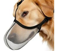 Large Dog Muzzle, Anti-Bark, Adjustable, Breathable, Dog Muzzle for Bark Protection, Against Eating of Garbage, Grooming, Veterinarian, Outdoor Training
