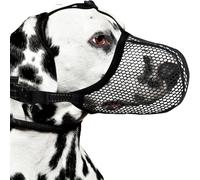 Large Dog Muzzle, Anti-Bark, Adjustable, Breathable Mesh Muzzle to Prevent Biting - For Small, Medium, Large Dogs and Puppies, Anti Browse, Grooming, Barking