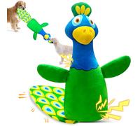 Large Dog Toys for Aggressive Chewers:Plush Squeaky Tug of War Dog Toys with Crinkle Paper- Interactive Tough Teething Chew Toys for Small,Medium, and Large Breeds-Puppy Toys to Keep Them Busy