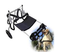 Large Dog Wheelchair for Hind Legs - Adjustable Support Cart with Breathable Mesh Harness & Traction Rope for Large Dogs - Mobility Aid for Disabled Pets