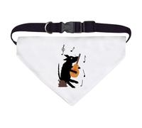 Large 'Dog With A Guitar ' Dog/Cat/Pet Bandana (PD00063860)