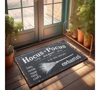 Large Door Mats Outdoor Hocus Pocus: Witchcraft Supplies & Broom Rentals Doormat Man Cave Decor Fall Door Mats Outdoor(40X60CM)