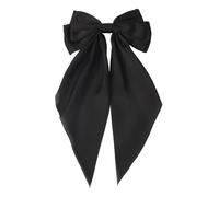 Large Double Layer Hair Bowknot Clip for Adults Teens Soft Ribbon Fabric Barrettes Metal Hairpin for Daily Styling Large Hair Bow Clip for Women French Metal Barrettes Party Pin for Thick Vintage