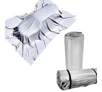 Large Double-Sided Silicone Safety Blanket, High-Temperature Reusable Emergency Fire Blanket for Extinguishing Fires in Electric Vehicles, 6x6m