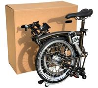 Large Double Walled Flat-Pack Packaging Box for Moving House | Strong Carry Case for TVs, Bikes & Artwork | Cardboard Bike Box for Air Travel with 2 Handles