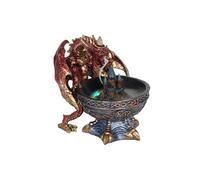Large Dragon Bowl Backflow Incense Burner KDMD Grey One Size