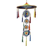 Large Drama Dreancatcher Vivid Rainbow Multicolor