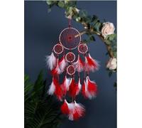 Large Dream Catchers For Girls Room Decor Boho Moon Dream Catcher Wall Decor Hanging Ornament For Living Room Dorm Decor Hippie Gifts Wedding Decoration(A)