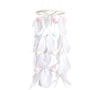 Large Dream Catchers with Natural Feathered Hanging Ornament for Living Room Home Decors and Gift Giving Cultural Dream Knitter