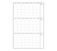 Large Dry Erase Calendar - Unlimited Date Planning calendars, Unlimited Dates Calendar Whiteboard | with To-Do List Notes Area 47.99x32.01in for Home Goal Setting Project Management Student