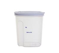 Large Dry Food Storer Plastic Storage Container Cereal Box Set of 2