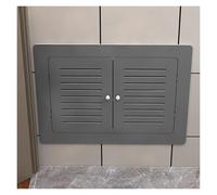 Large Drywall Access Panel, Inspection Hatch Cover Access Door, Decorative Vented Plastic Service Hatch Ceiling Door Louvered for All Flush Surfaces(Gray,45x45cm/18x18in)
