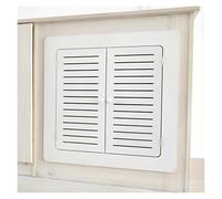 Large Drywall Access Panel, Inspection Hatch Cover Access Door, Decorative Vented Plastic Service Hatch Ceiling Door Louvered for All Flush Surfaces(White,40x60cm/16x24in)
