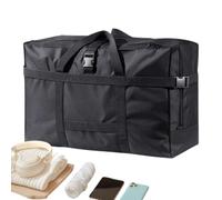 Large Duffel Bag - Waterproof Foldable Storage Bag with Handles, High Capacity Travel Organizer | Portable Foldable Duffel for Clothes Blankets Shoes Home Wardrobe Cabinet Shelf Storage