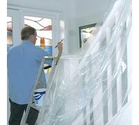 Large Dust Sheets 3.6 x 2.7m Decorating Painters Professional Plastic Cover