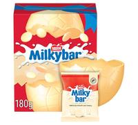 Large Easter Chocolate Eggs - Variety Flavours & Fillings - Seasonal Assorted Chocolate Egg Collection - 149g to 200g | 21 Options (Milkybar White Chocolate Easter Egg 180g)