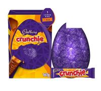 Large Easter Chocolate Eggs - Variety Flavours & Fillings - Seasonal Assorted Chocolate Egg Collection - 149g to 200g | 21 Options (Cadbury Crunchie Shell Egg 167g)