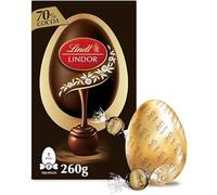 Large Easter Chocolate Eggs Variety For Easter Best gift for Friends & Family (Lindt Lindor Dark Chocolate Egg with 70% Cocoa Truffles 260g)