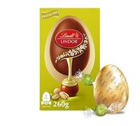 Large Easter Chocolate Eggs Variety For Easter Best gift for Friends & Family (Lindt Lindor Milk Chocolate Egg with Lindor Pistachio Truffles 260g)