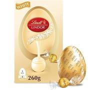 Large Easter Chocolate Eggs Variety For Easter Best gift for Friends & Family (Lindt Lindor White Chocolate Egg with White Truffles 260g)