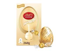 Large Easter Chocolate Eggs Variety For Easter Best gift for Friends & Family (Lindt Lindor White Chocolate Egg with White Truffles 260g)