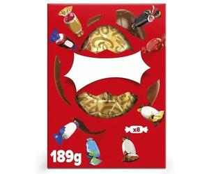 Large Easter Egg 189g - a Selection of Your Favourite Brands in Miniature Inside a Hollow Milk Chocolate Egg - the Perfect Treat for Friends or Family