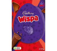 Large Easter Egg Range of Cadbury - Best Easter Gift For Family & friends (Cadbury Wispa Shell egg 177g)