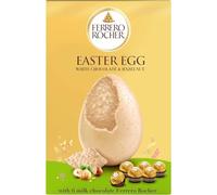 Large Easter Egg Selection 250g - Luxury Easter Chocolate Gift For Family & friends (ferrero white chocolate & hazelnut easter egg 250g)