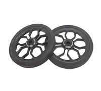 Large Easy Wheels for Brompton Folding Bike,easywheel diameter 80 mm (black)