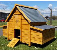 LARGE CHICKEN COOP CHICKEN HOUSE HATCHED NOAH'S ARK HEN HOUSE RABBIT HUTCH