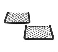 Large Elastic Storage Net Magazine Holder Rack For Car, Caravan, RV, Boat - 2 Pack Seat Organiser For Phones, Bottles and Small Items, 36x