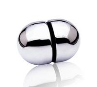 Large Electro Egg - XXL Bipolar Anal Electrode with Built-In Cable by E-Stim Systems