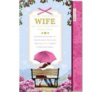 Large Elegant Wife Birthday Card