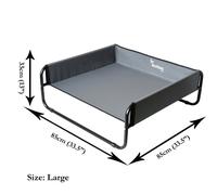 Large Elevated Pet Dog Bed Cat Raised Sides Camping Cot Indoor Outdoor