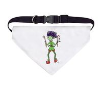 Large 'Elf With Candy Canes' Dog/Cat/Pet Bandana (PD00058864)