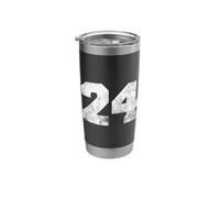 Large Emergency Call Number 24" Twenty-Four Digits Stainless Steel Insulated Tumbler