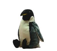 Large Emperor Penguin Plush Toy Sitting Soft Stuffed Animal Doll Antarctic Bird Gift for Kids Collector Home Decor